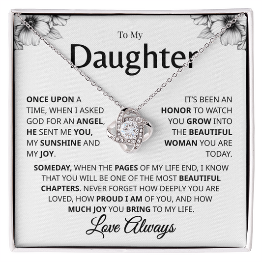 To My daughter heartfelt message card