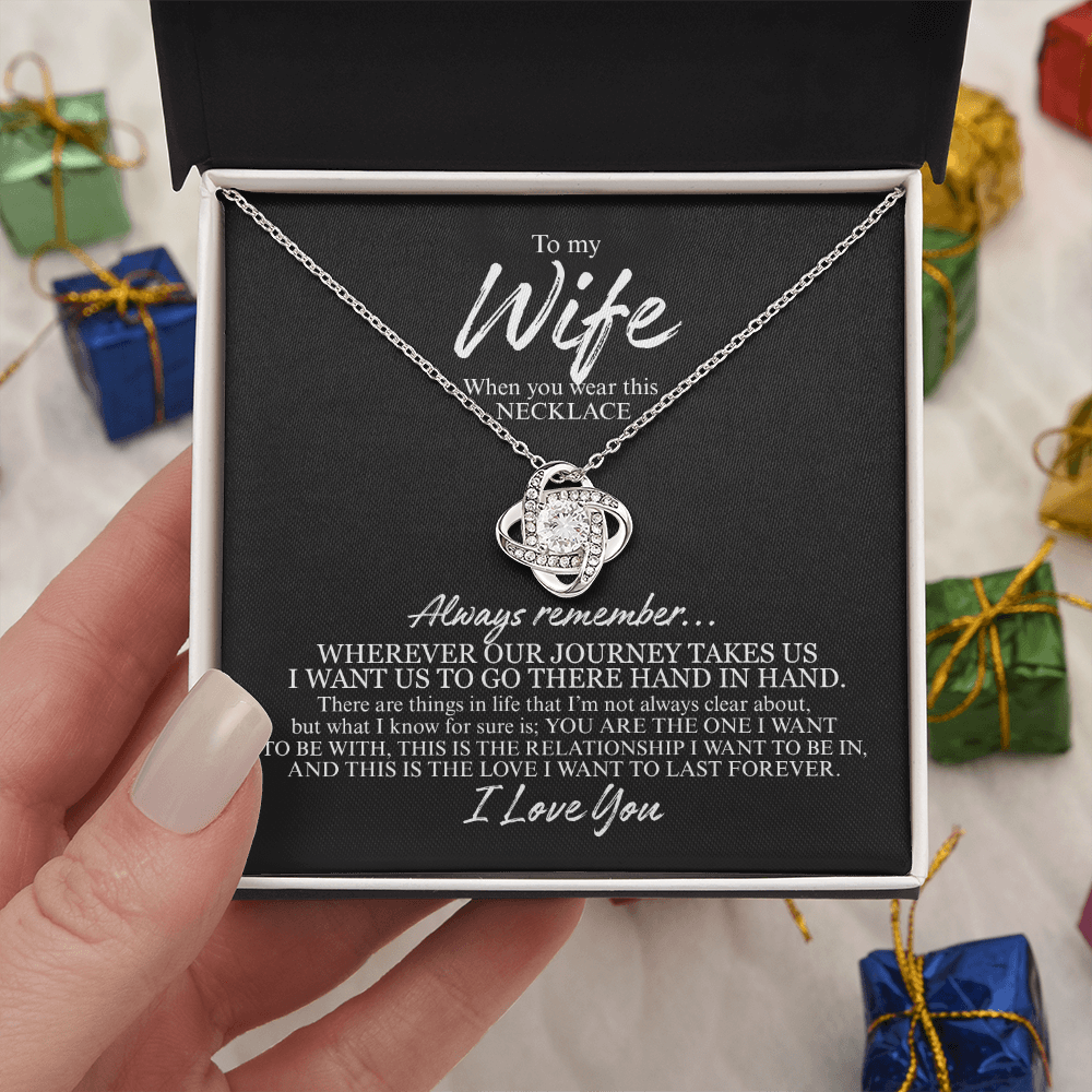 Romantic jewelry gift for wife in gift box — I Love You Forever