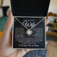 to my beautiful wife | Nothing has ever been the same Love knot necklace