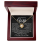 to my beautiful wife | Nothing has ever been the same Love knot necklace