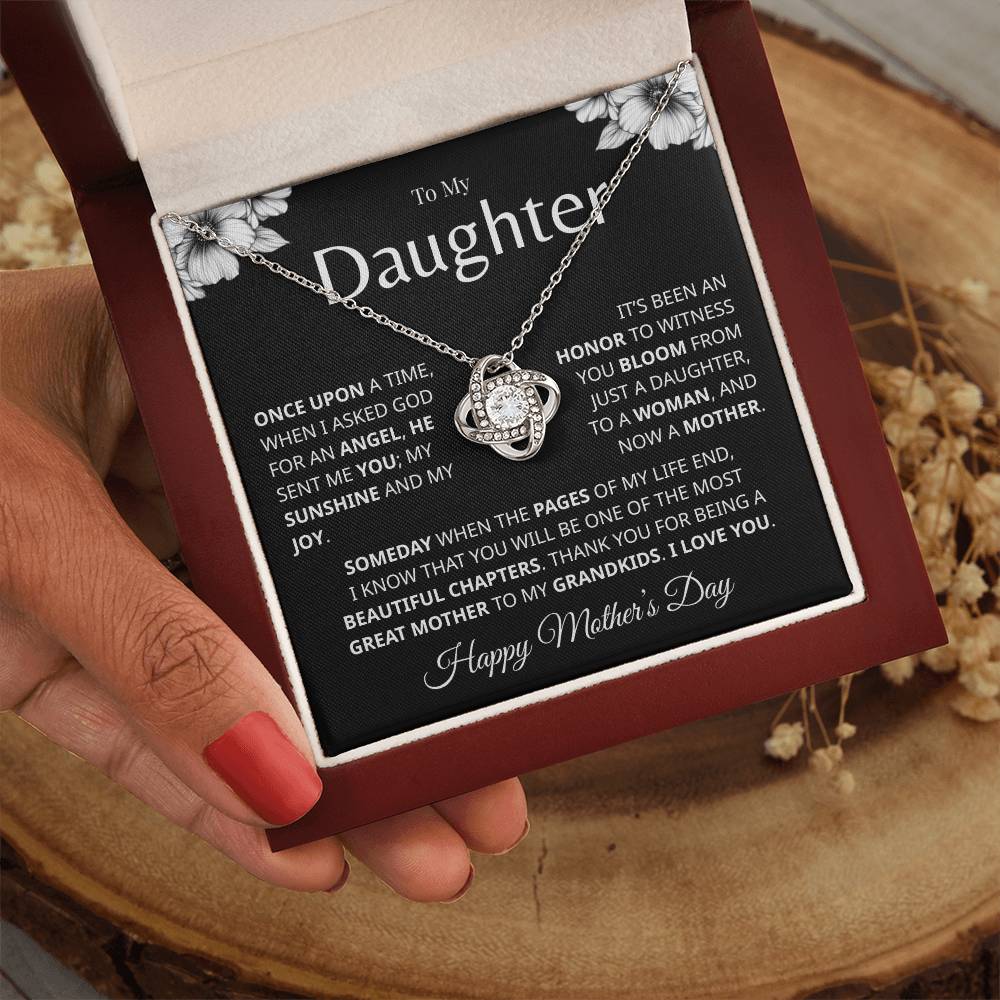 Daughter Mother's Day Gift | Great Mother | Love Knot Necklace