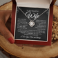 to my beautiful wife | Nothing has ever been the same Love knot necklace