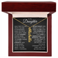 To My Daughter | Your Spirit Is Unbreakable | Personalized Vertical Name Necklace
