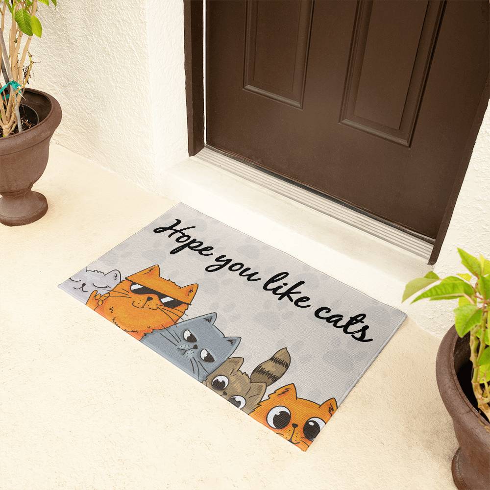 Hope You Like Cats Doormat