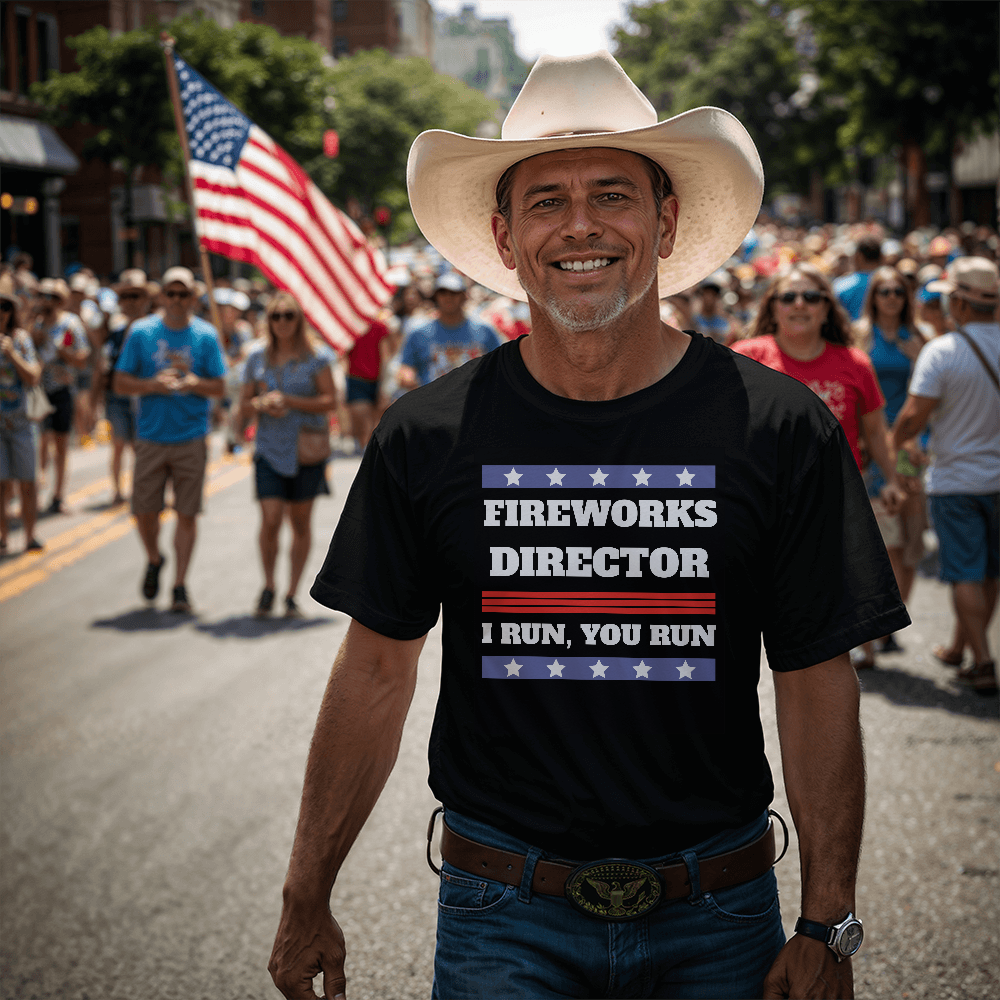 Fireworks Director | 4th of July T-Shirt (BLK)