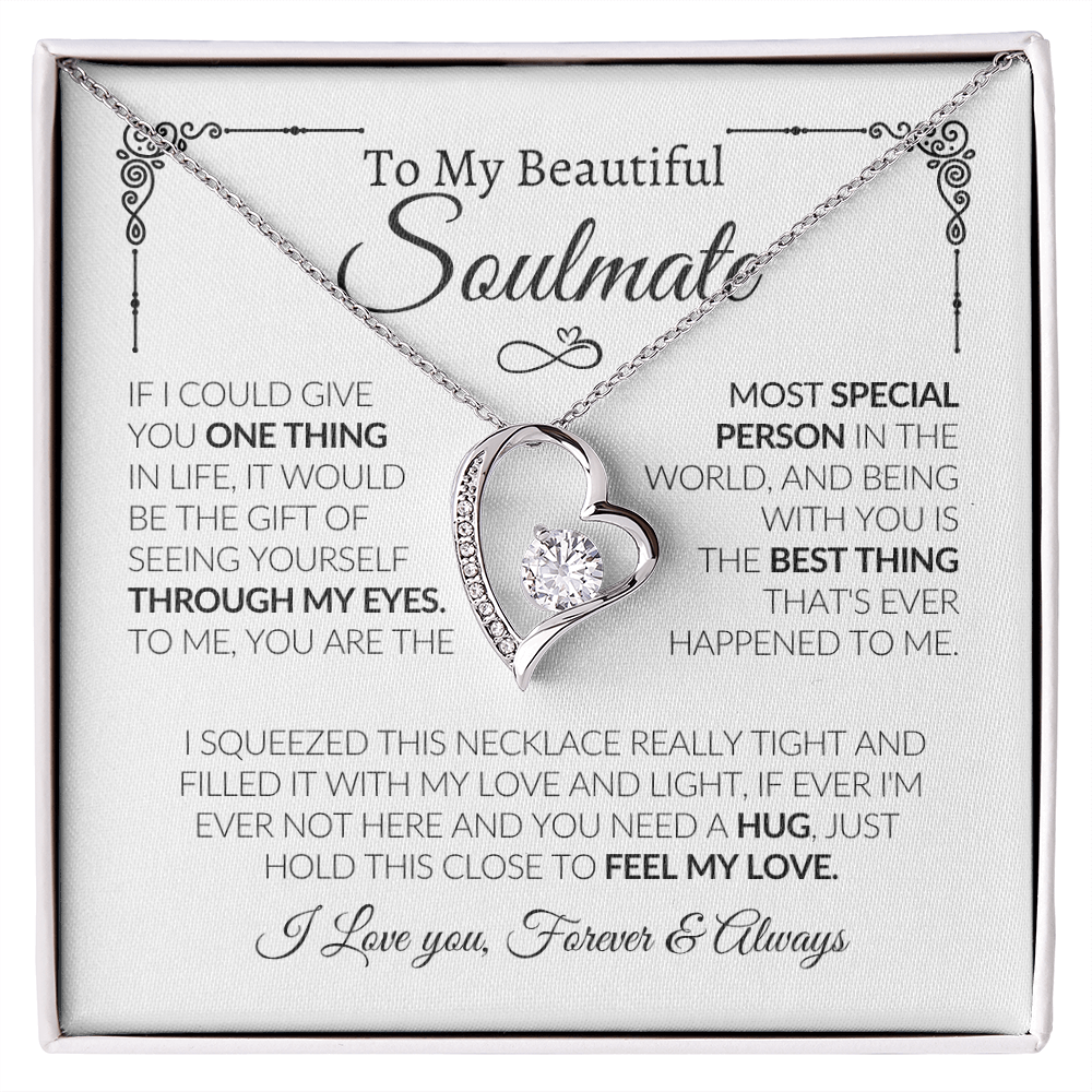 Forever Love Necklace from husband to wife romantic gift