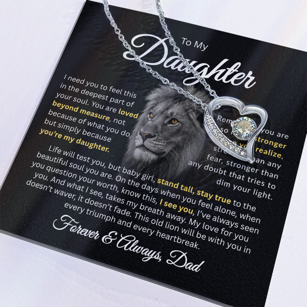 To My Daughter | Loved Beyond Measure | Forever Love Necklace