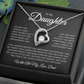 To My Daughter | Not the Perfect Dad | Forever love Necklace