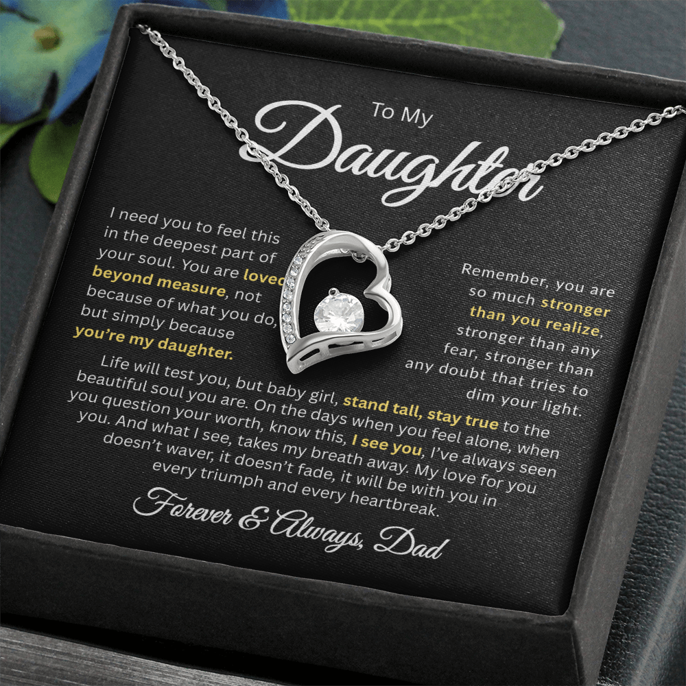 Gift for daughter from dad sentimental jewelry keepsake