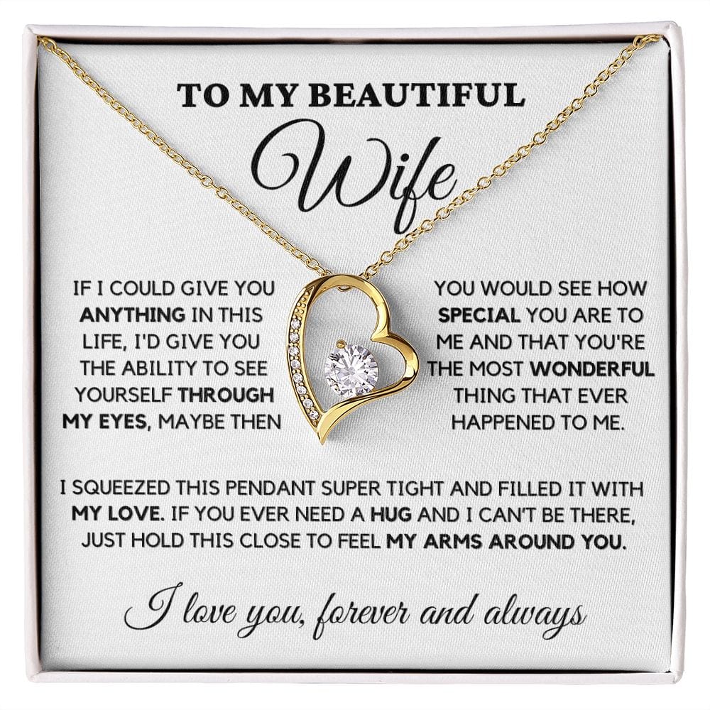 My Beautiful Wife | I Squeezed this Pendant Necklace