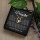 To My Daughter | Not the Perfect Dad | Forever love Necklace