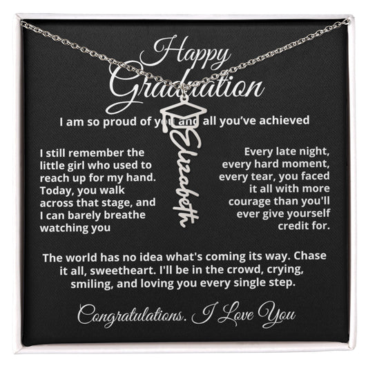 Happy graduation daughter gift from parents message card
