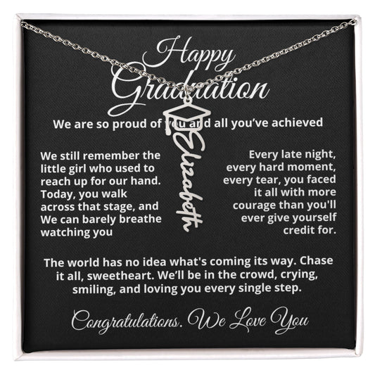 Personalized graduation gift for daughter emotional message