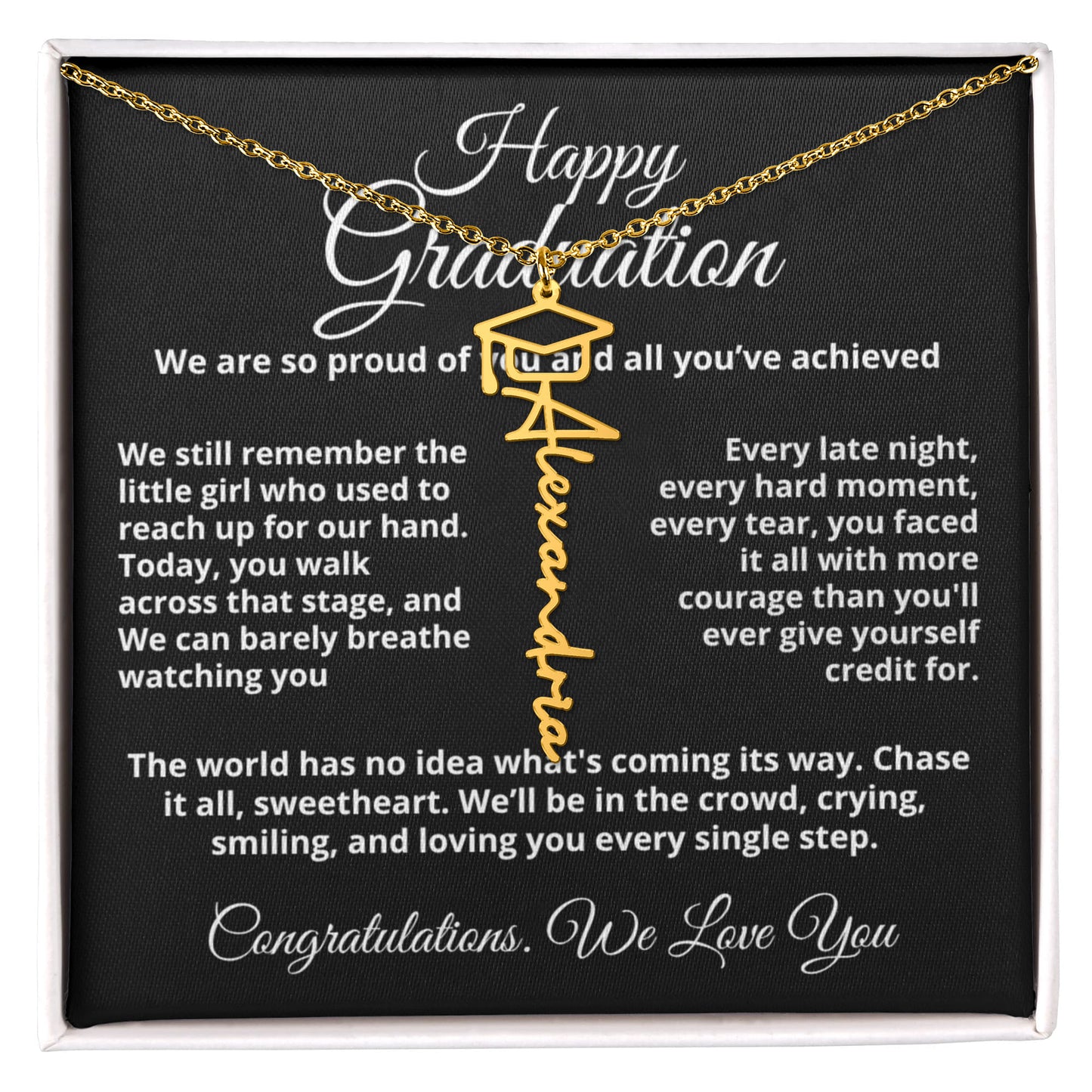 Class of 2026 daughter graduation gift message