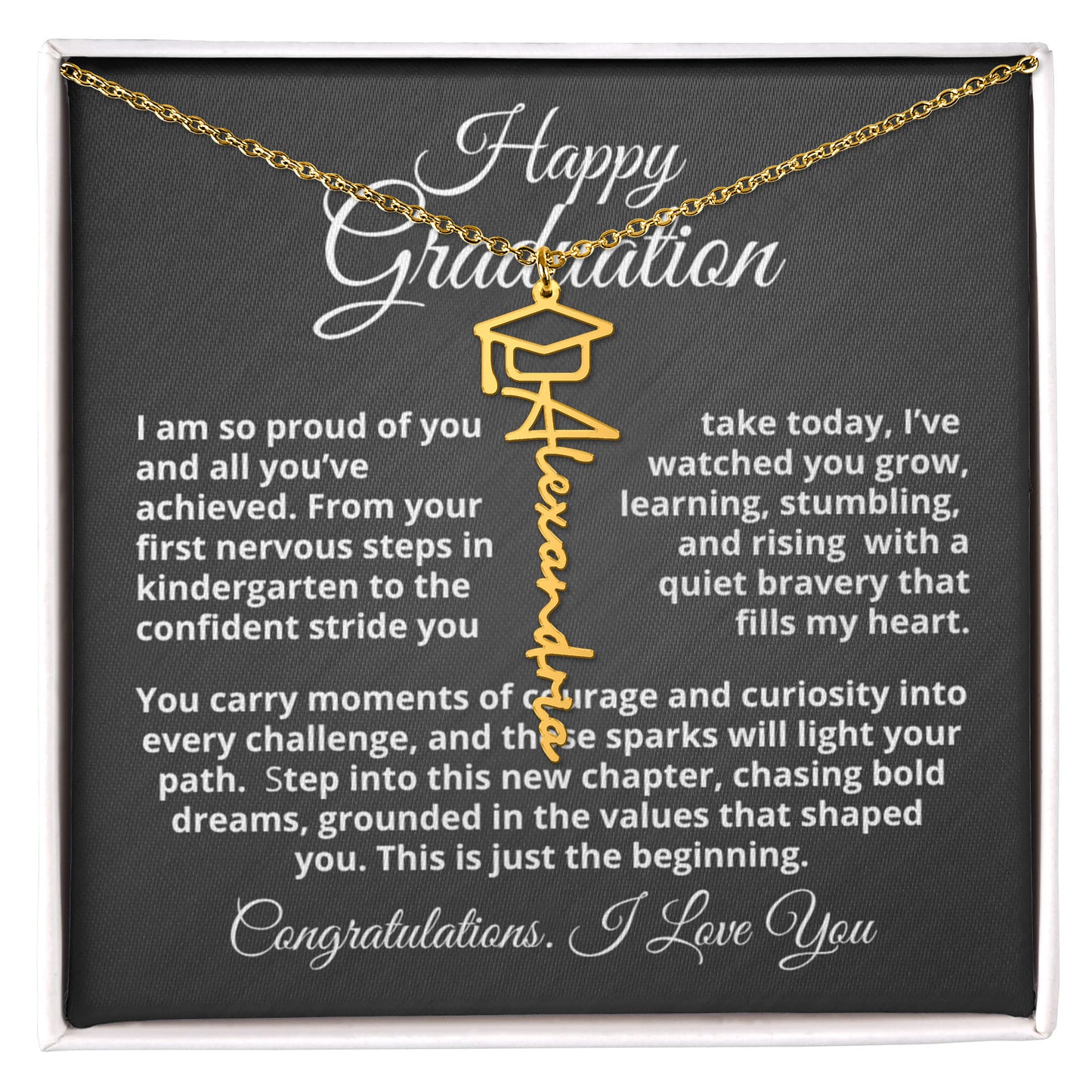 Happy Graduation - I Am So Proud of You - Dad 7202