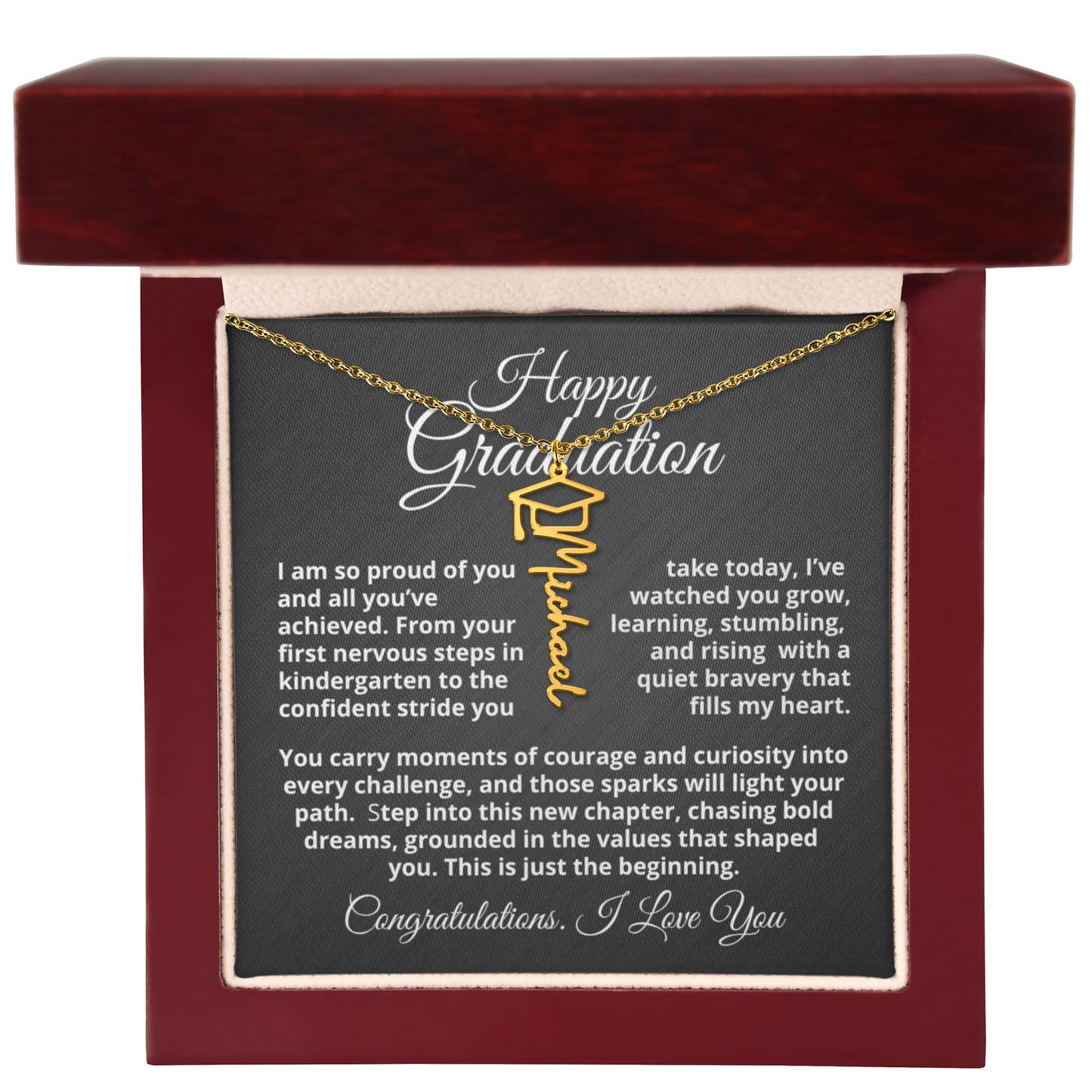 Happy Graduation - I Am So Proud of You - Dad 7202