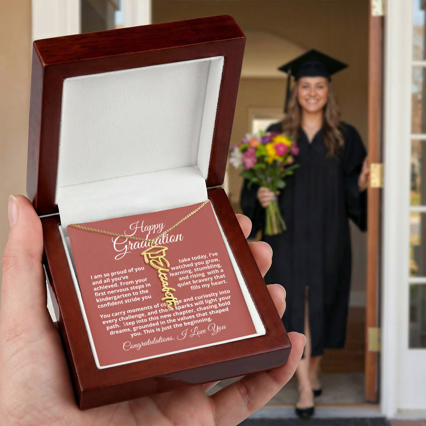 heartfelt graduation gift for daughter from dad necklace
