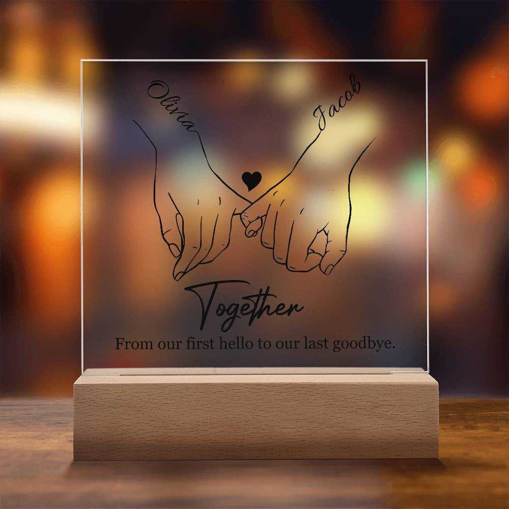 Together | Acrylic Square Plaque